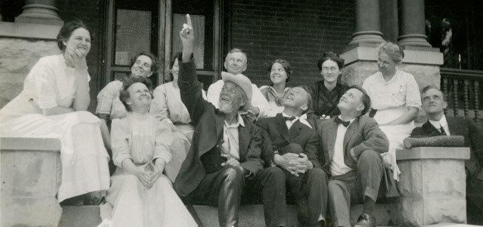 A.T. Still with students